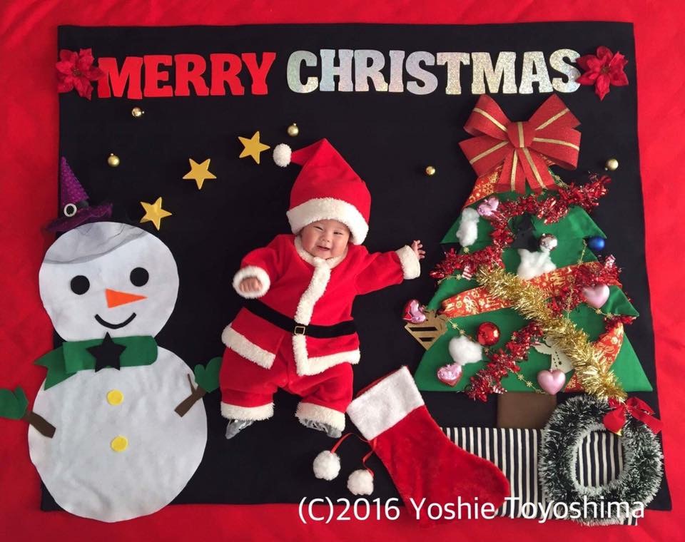 おひるねアート クリスマス