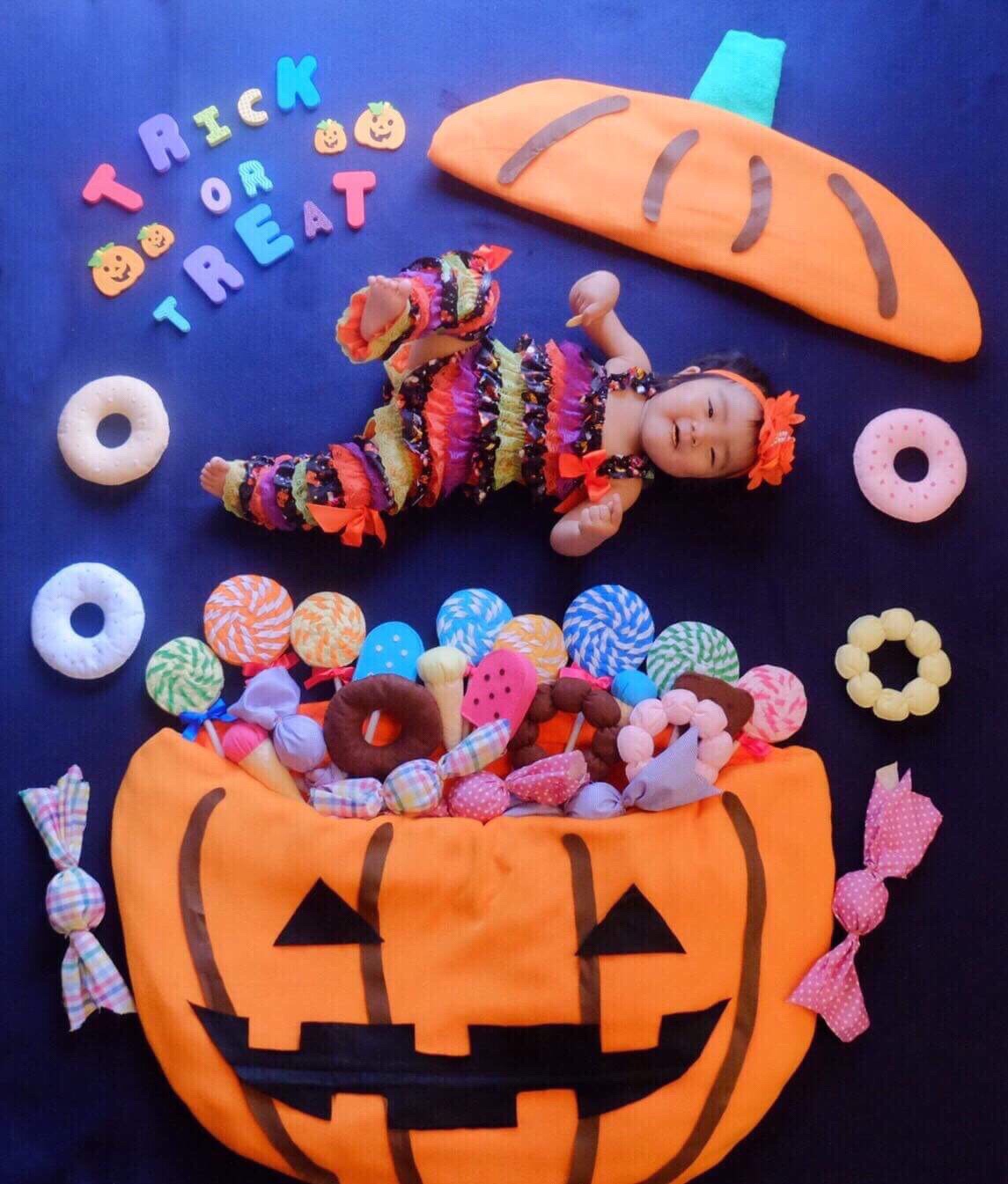 おひるねアート ハロウィン