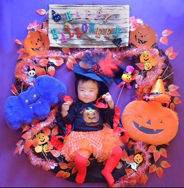 おひるねアート ハロウィン