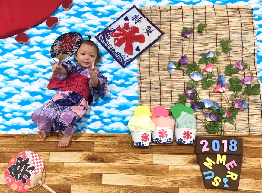 おひるねアート かき氷