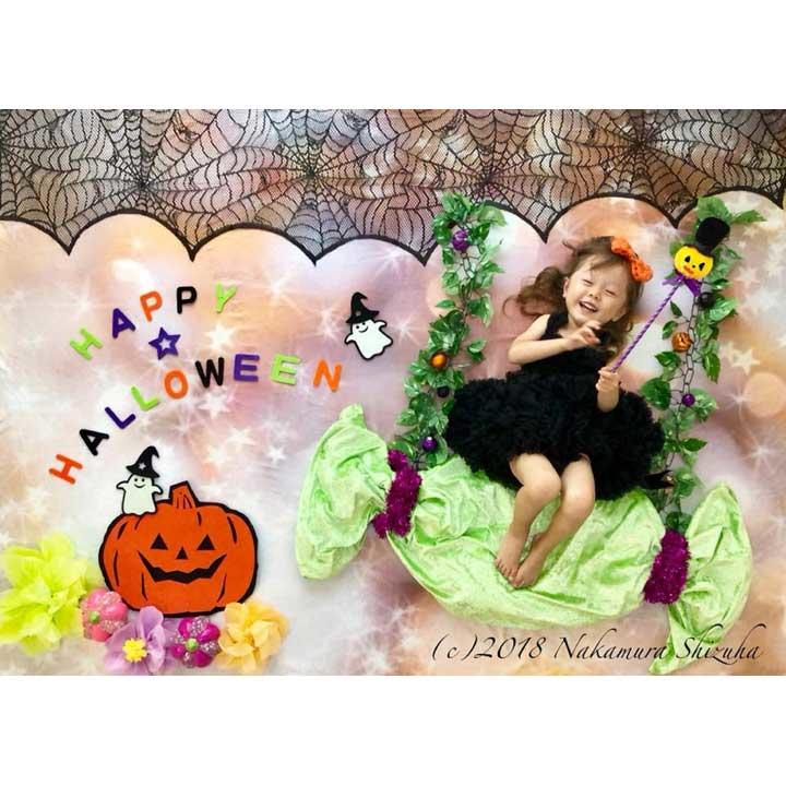 おひるねアート ハロウィン キャンディー