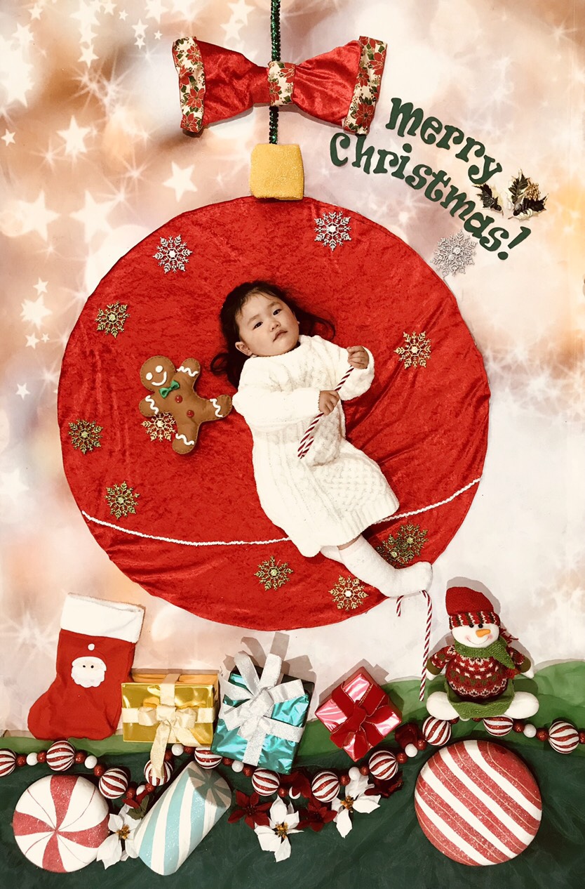 おひるねアート クリスマス