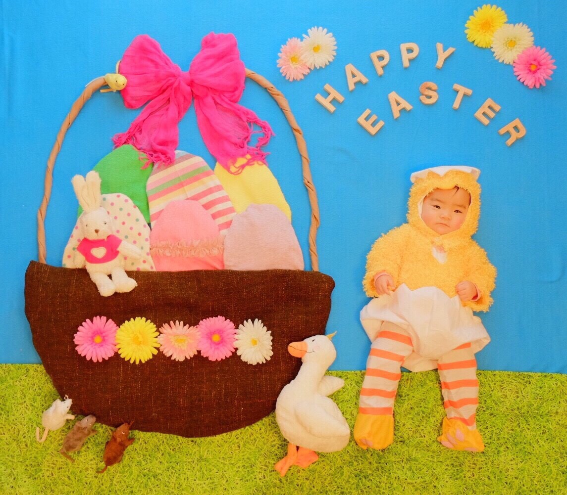ハッピーイースター おひるねアート 僕のおひるねアート 4月